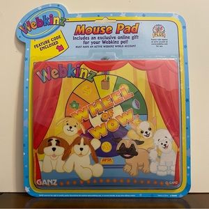 NWT Webkinz Spin The Wheel Mouse Pad
